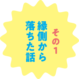 その１ 縁側から落ちた話