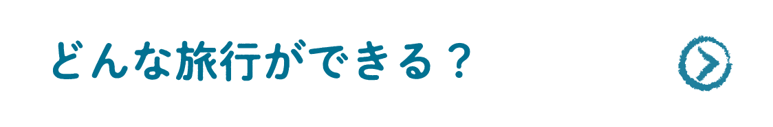 どんな旅行ができる？