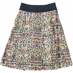 花のプリーツスカート