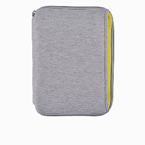 ジッパーズ／＆グレー×イエロー