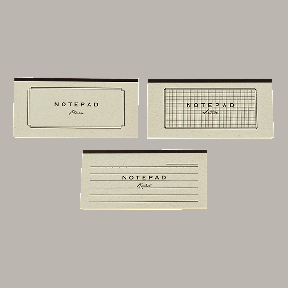 NOTEPAD 活版印刷一筆箋