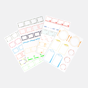 ほぼ日のフレームシール