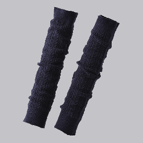 pochi（ネイビー）レッグウォーマー