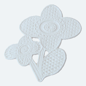 Mold 寄り添う花のブローチ