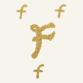 YさんとOさんのABCワッペン（F）