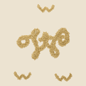 YさんとOさんのABCワッペン（W）