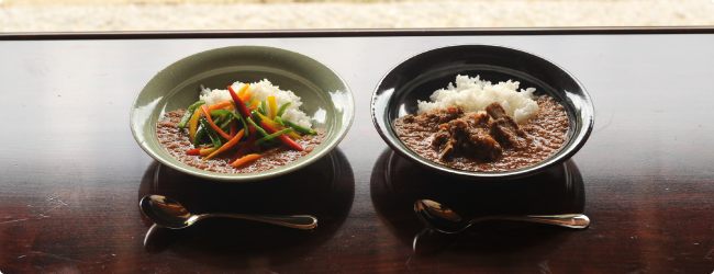 「ほんとにだいじなカレー皿」 これが、福森家の使い方。