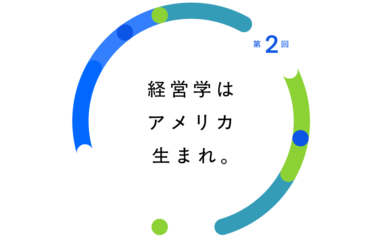 第２回 経営学はアメリカ生まれ。