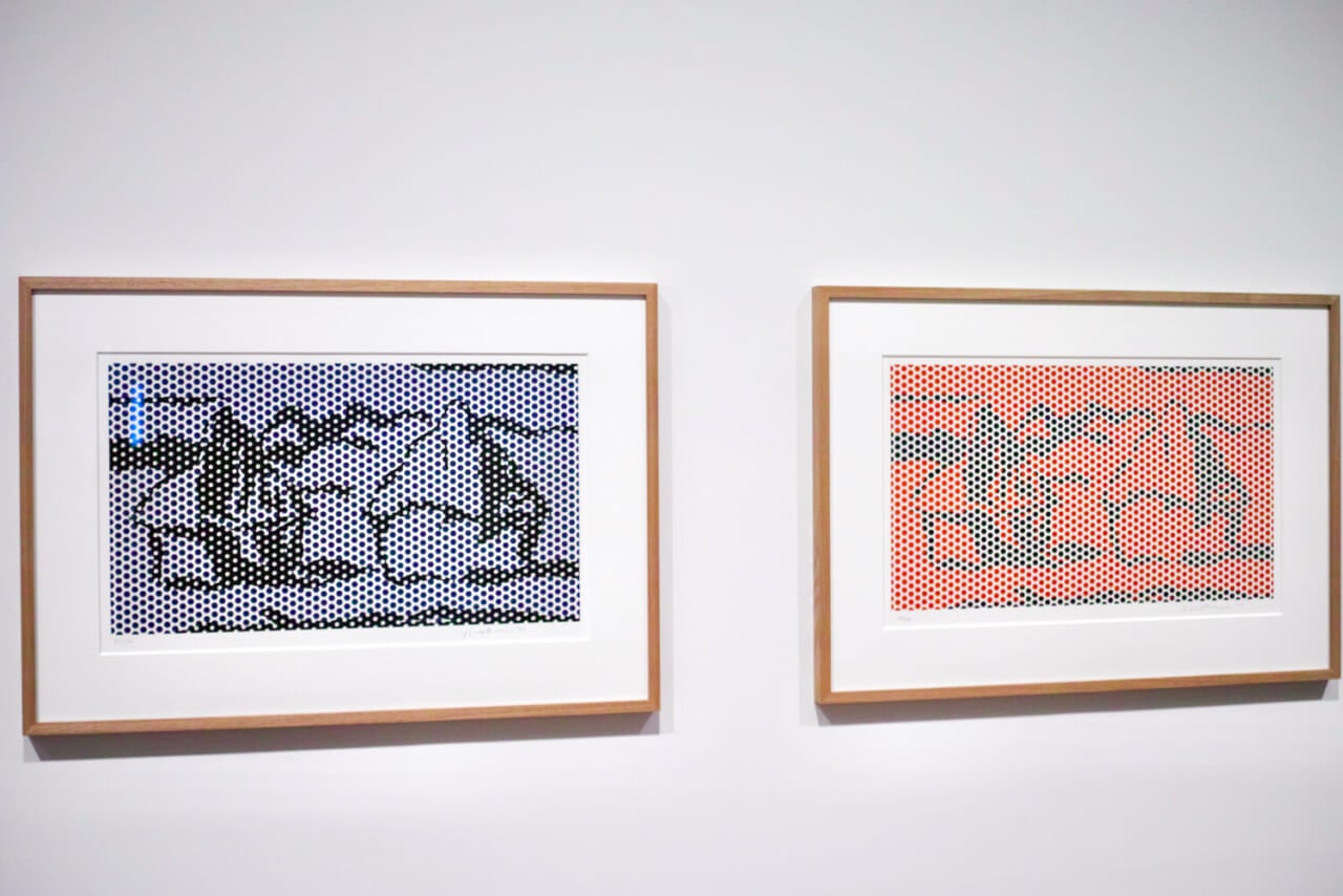 ロイ・リキテンスタイン《積み藁（８点組）》1969 滋賀県立美術館　※編集部撮影