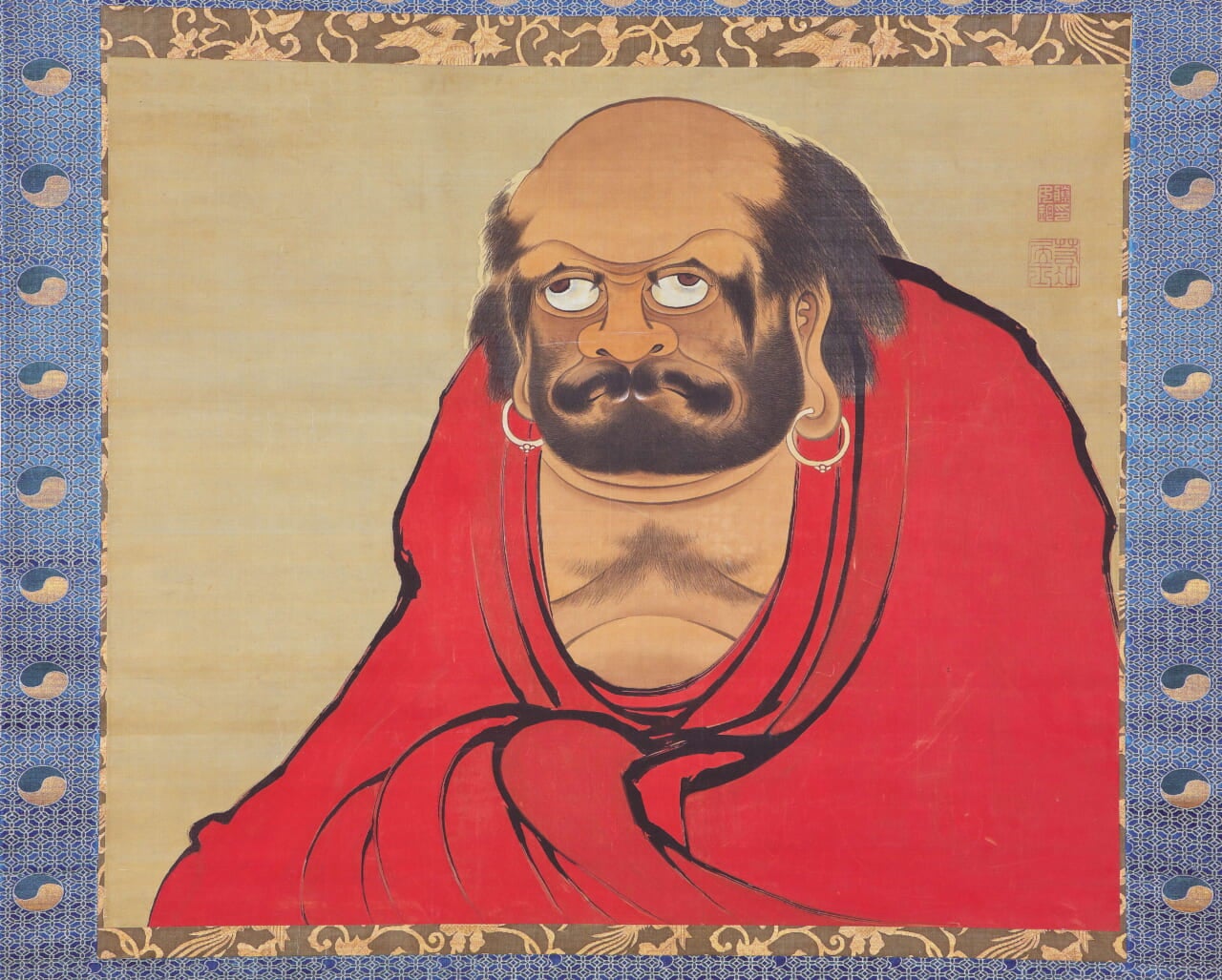 伊藤若冲《達磨図》江戸時代（18世紀） MIHO MUSEUM