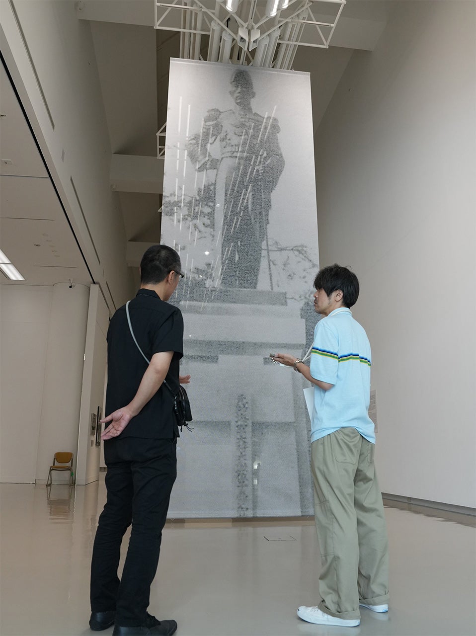 上田直次《加藤友三郎元帥銅像》（写真複製）1935（2025）