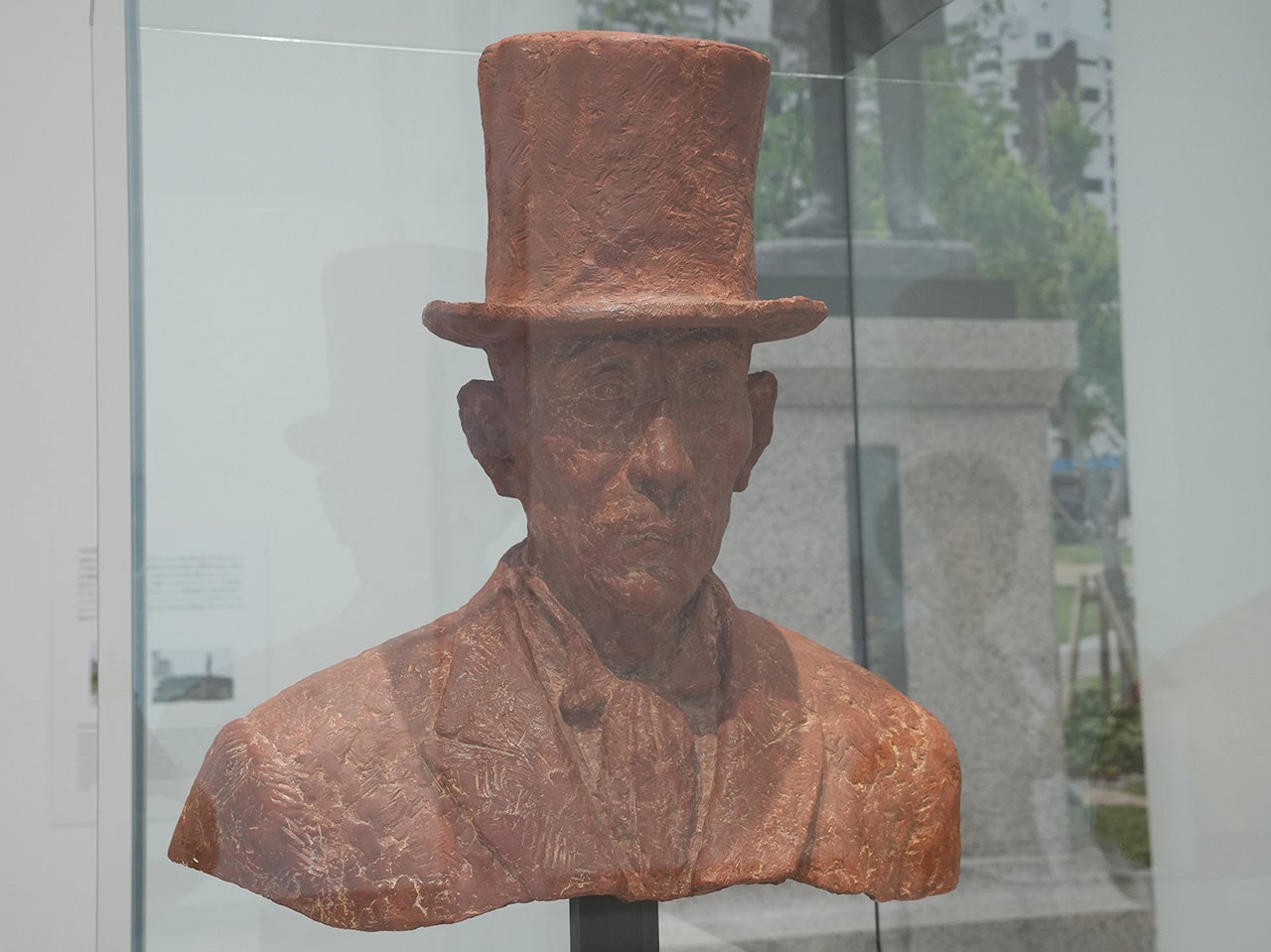 吉田正浪《加藤友三郎像》石膏原型 2008頃 修道学園蔵