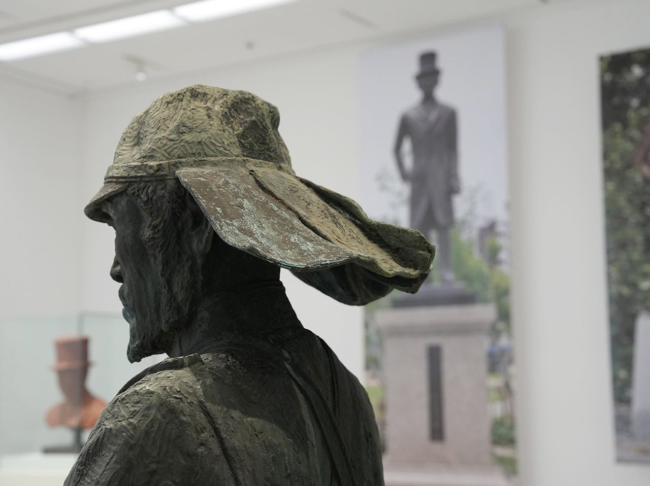 上田直次《杉本五郎像》（部分）1938　広島県立美術館蔵