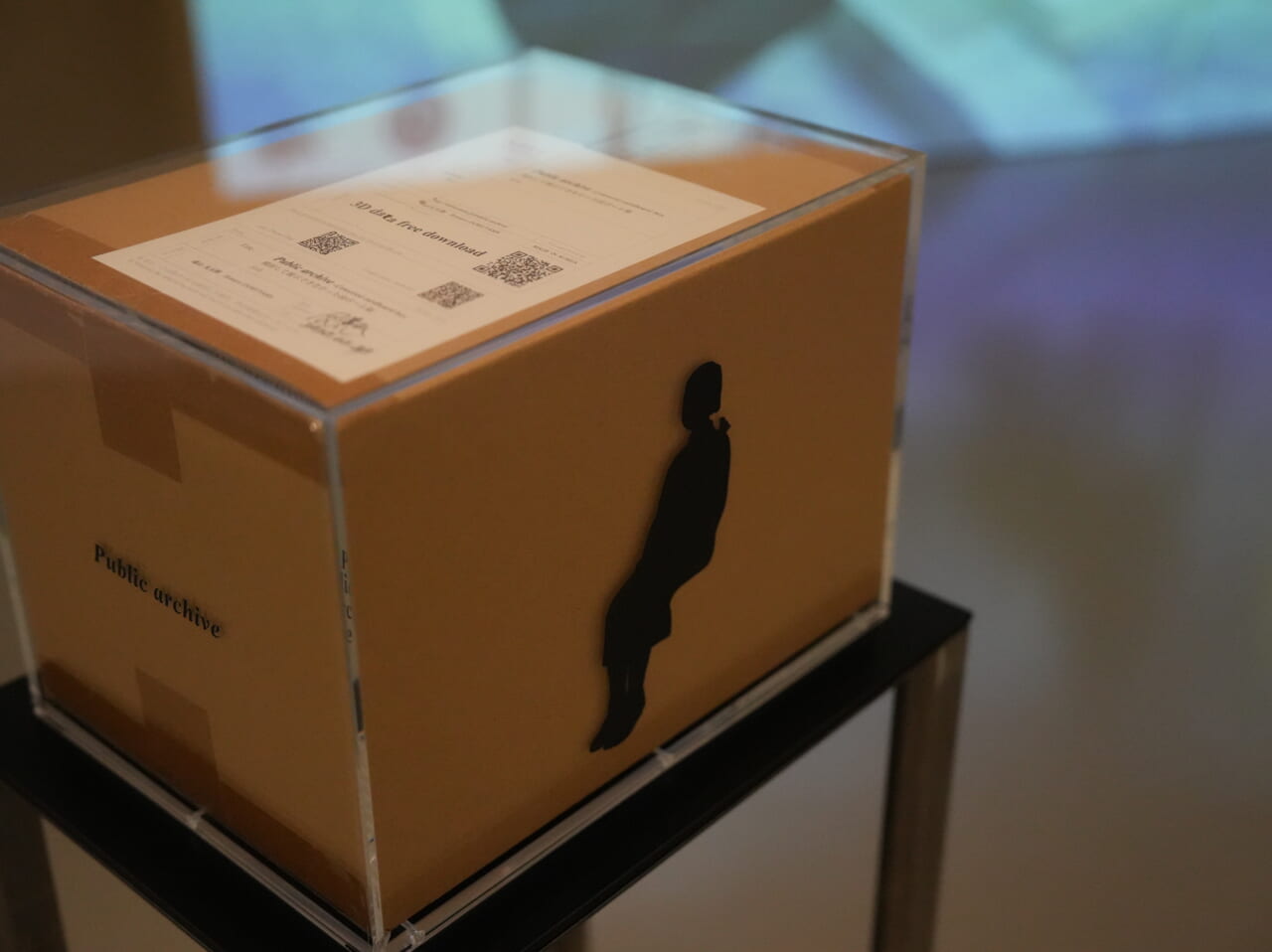 毒山凡太朗《Public archive -Censored box》2018　李沙耶氏蔵