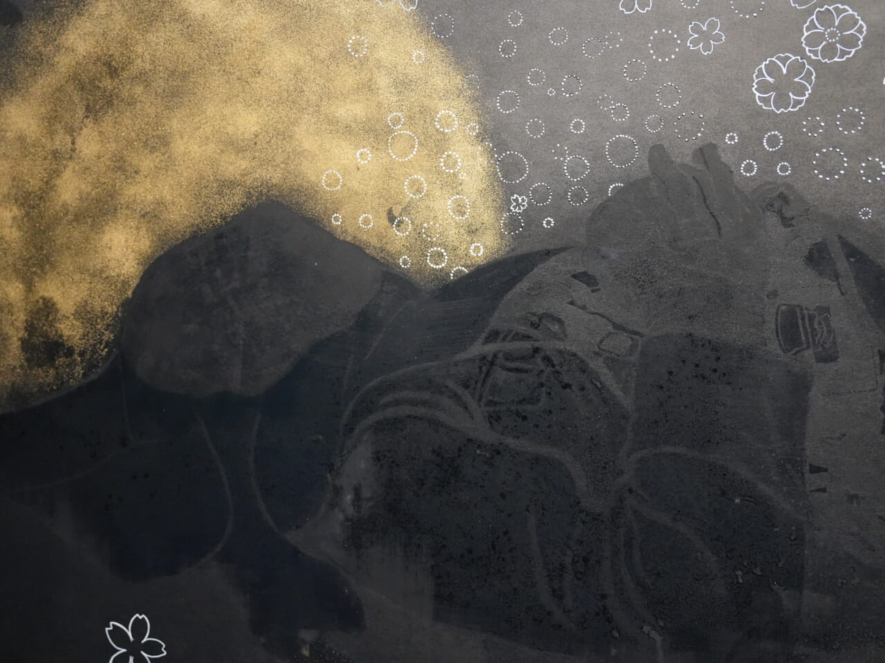 毒山凡太朗《令和之桜》（部分）2020　作家蔵