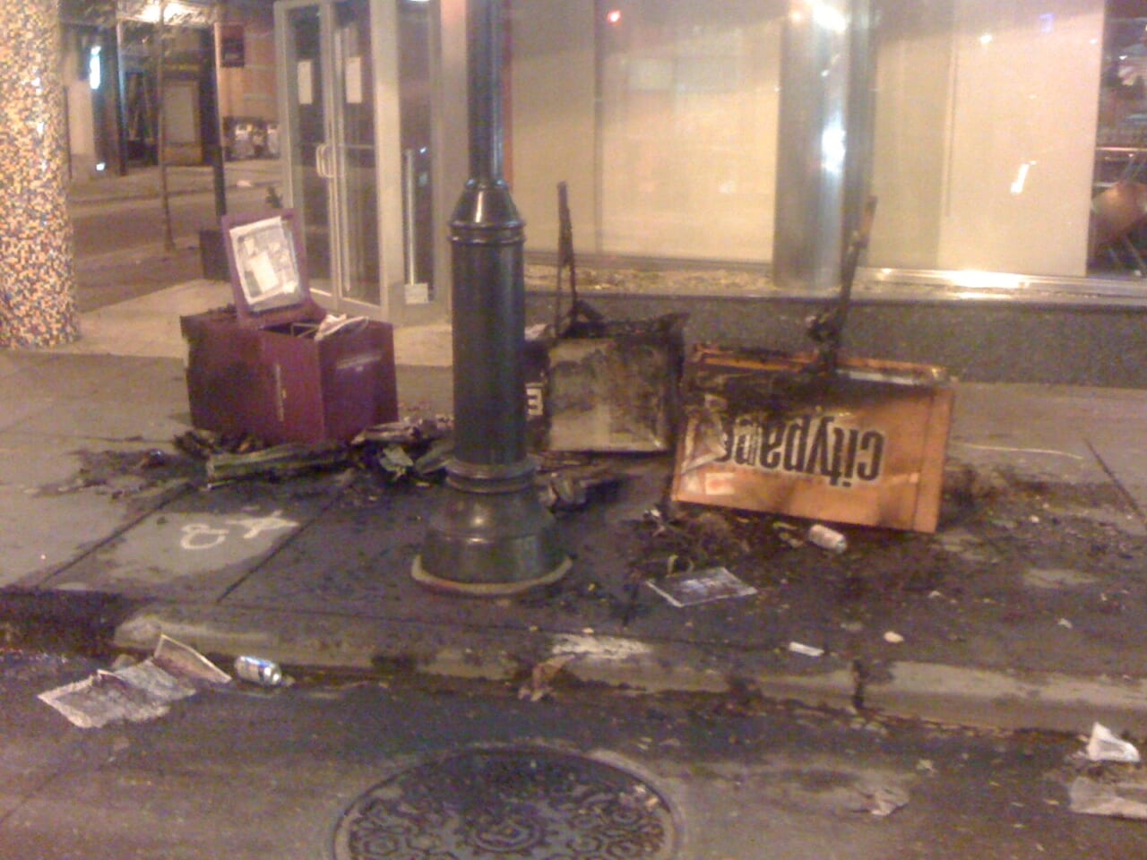 優勝の喜びが間違った形で表現されてしまった例。フィラデルフィアにて。