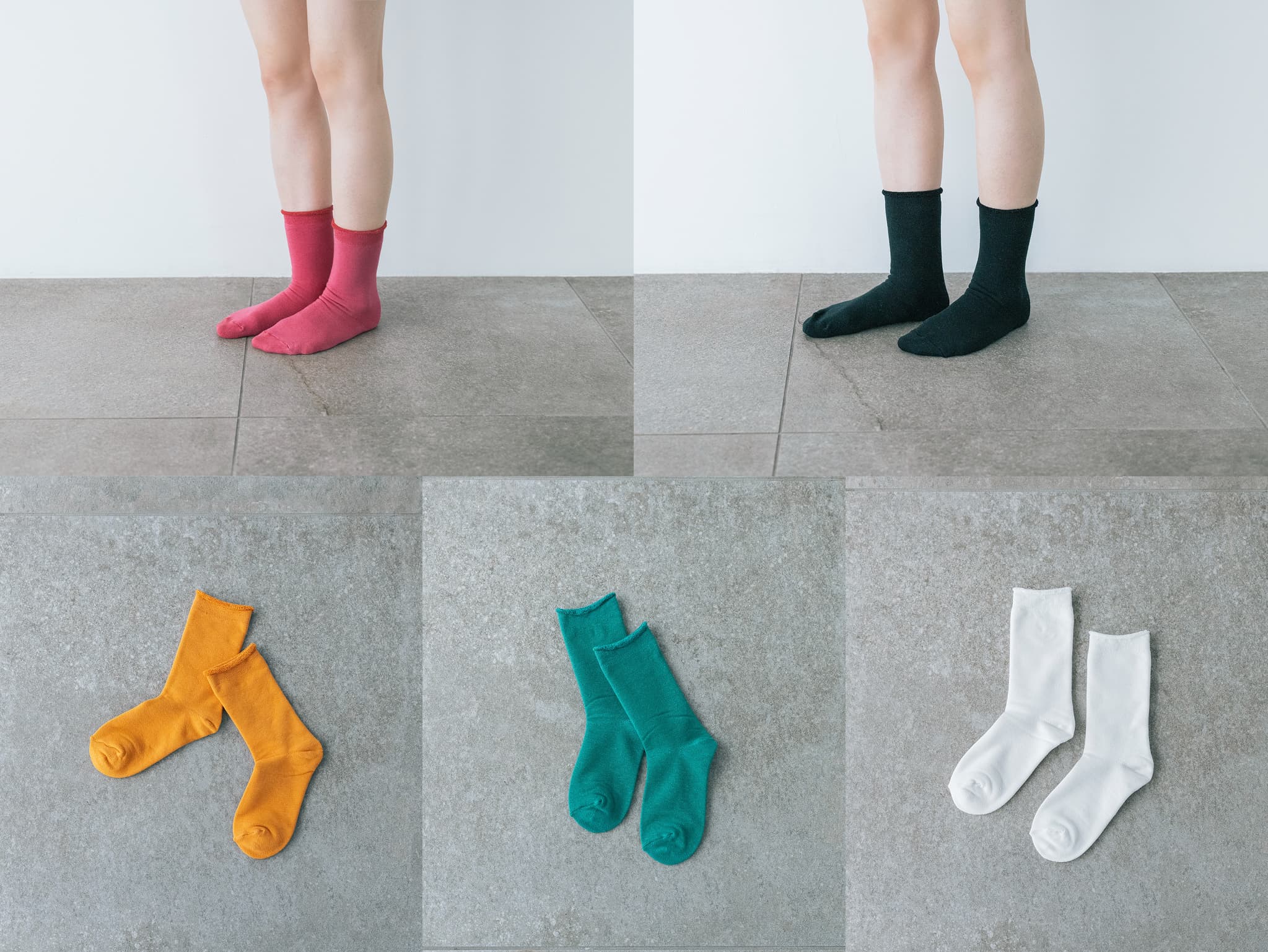 SILK DOUBLE FACE SOCKS