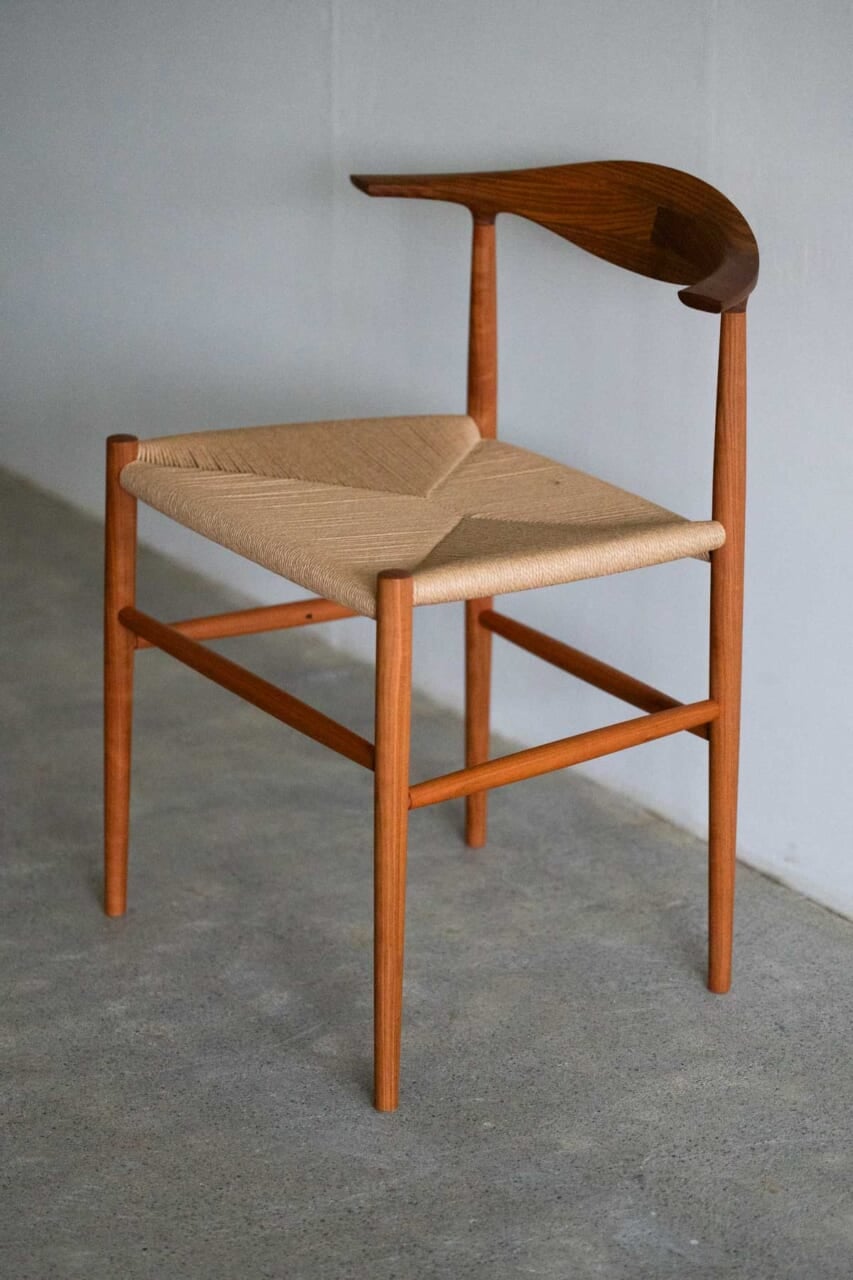 ▲細くカーブしている部分の製作がとりわけむずかしい。