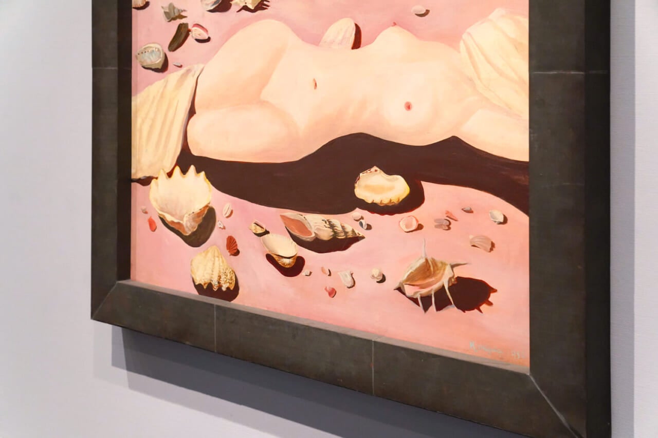 三岸好太郎《海と射光》（部分）1934年