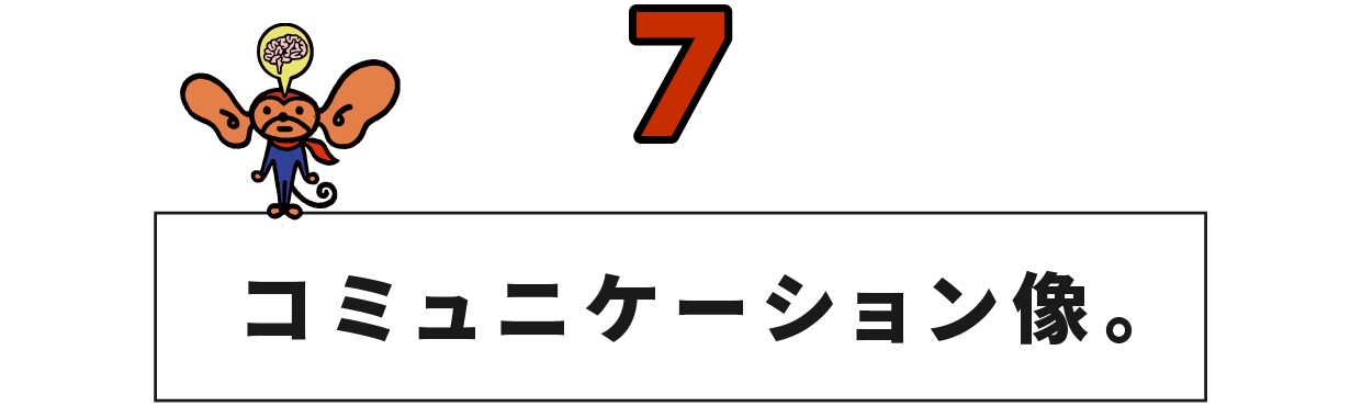 （7） コミュニケーション像。