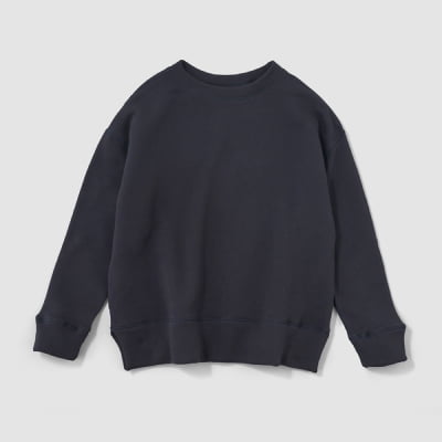 レディス クルーネックプルオーバー ミッドナイトブルー