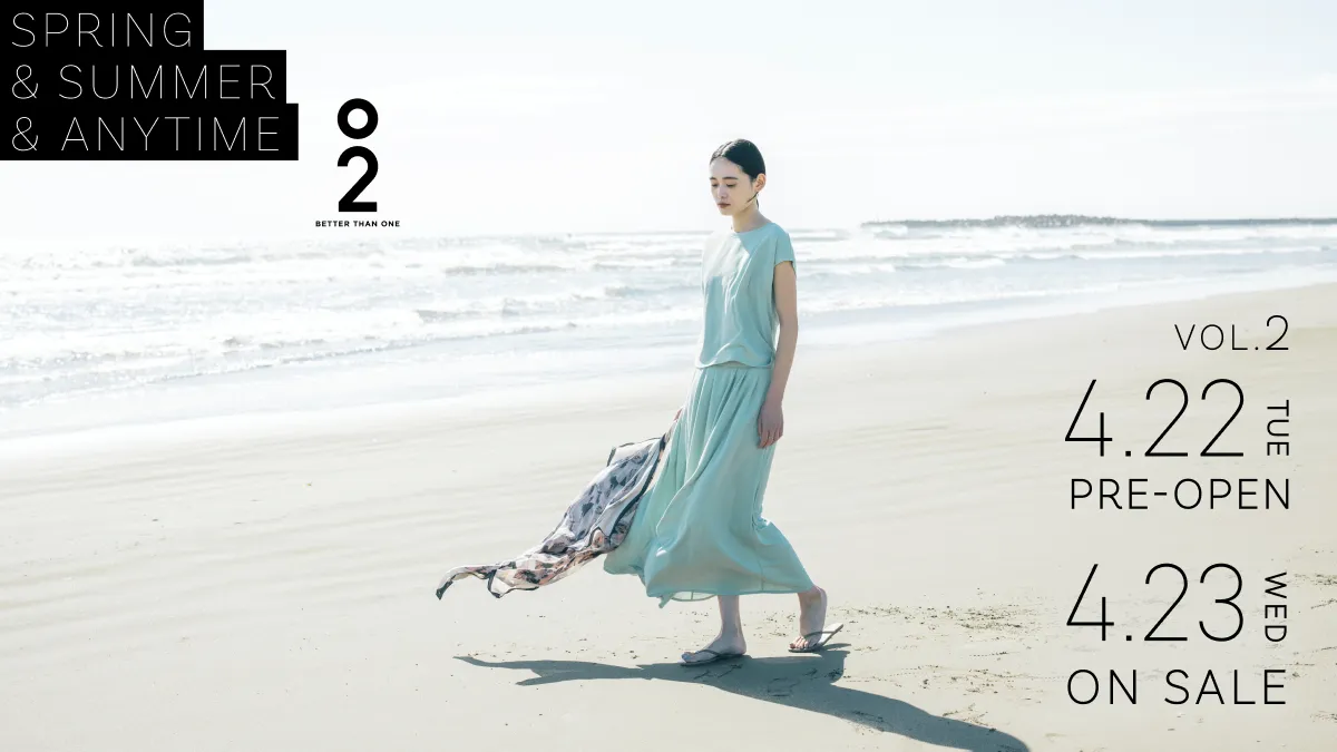 O2 BETTER THAN ONE SPRING & SUMMER & ANYTIME VOL.2 4.22 TUE PRE-OPEN 4.23 WED ON SALE