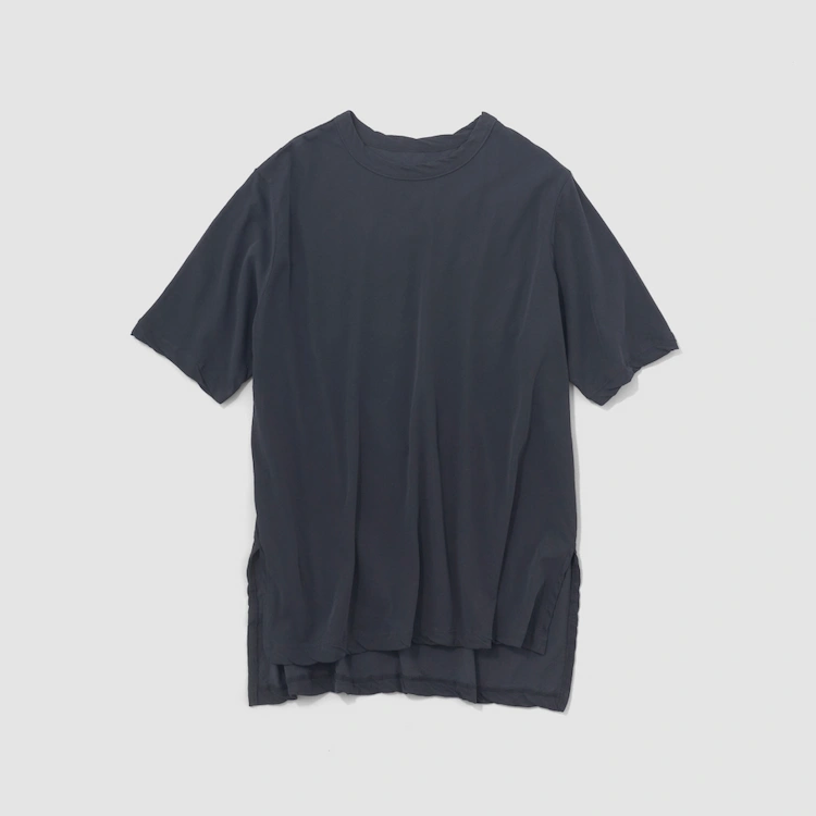 tsuki.s FIRO レディス ショートスリーブトップ ミッドナイトブルー