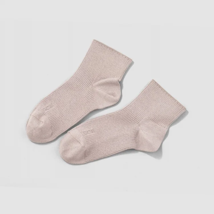 〈O2〉× mioasse ショートソックス グレー