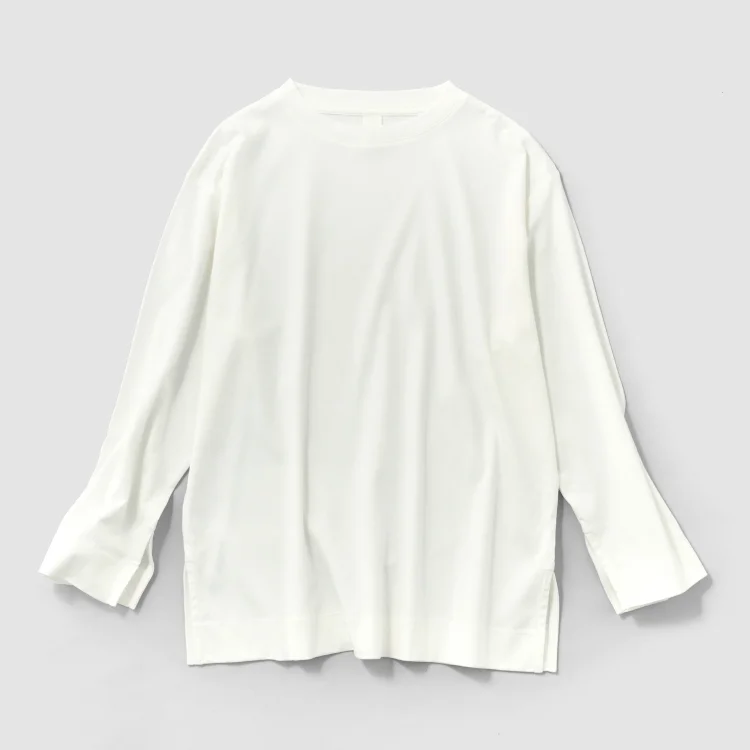 〈O2〉Tee "Rosy"  レディス スリットスリーブＴ オフホワイト