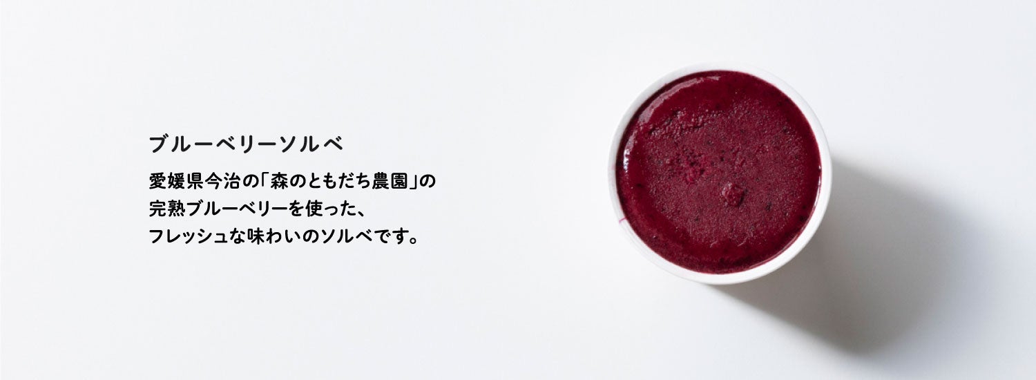 ブルーベリーソルベ