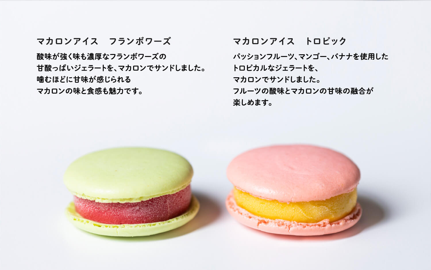 マカロンアイス