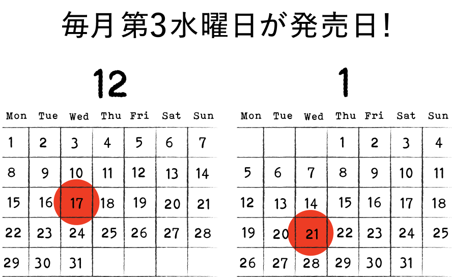 販売カレンダー