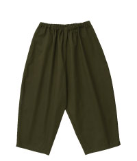 綿のバルーンパンツ（カーキ）