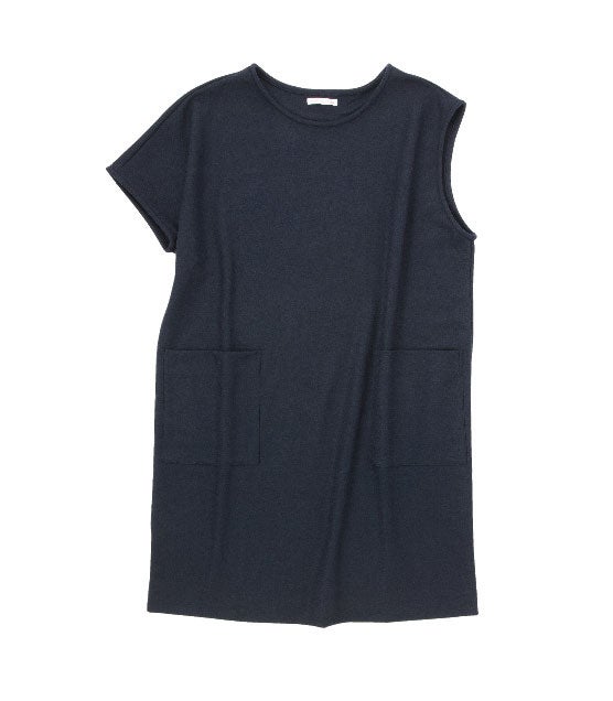 アシンメトリーワンピース（紺）