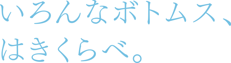 いろんなボトムス、はきくらべ。