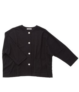 ドルマンスリーブのカーディガン（黒）