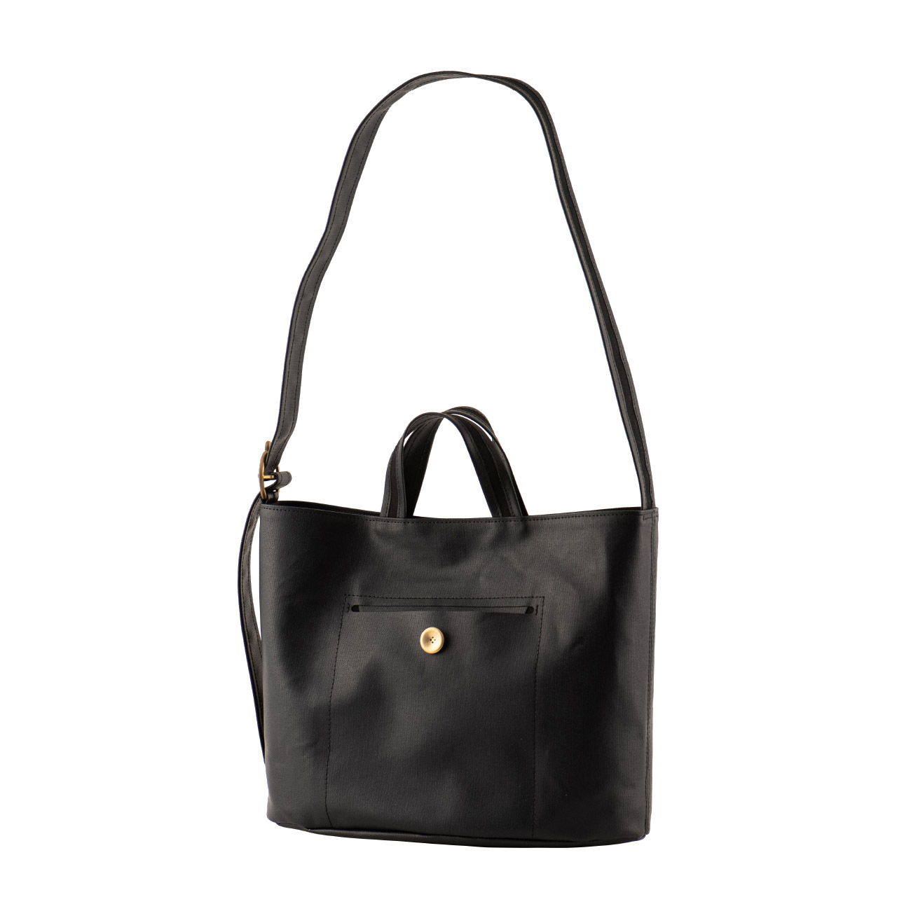 オーバル2wayバッグ M ブラック