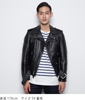 身長178cm　サイズ34着用