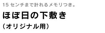 ほぼ日の下敷き(オリジナル用)