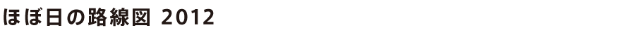 ほぼ日の路線図 2012