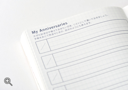 「My Anniversaries」が新しく登場