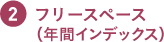 フリースペース（年間インデックス）