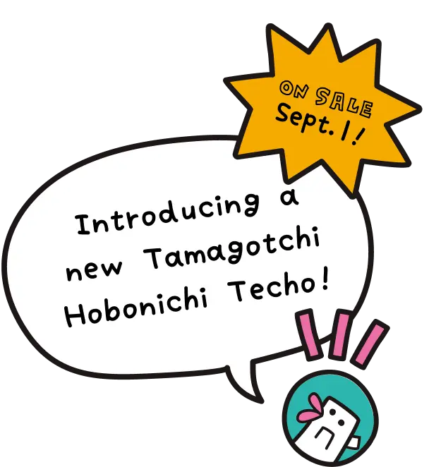 ON SALE Sept.1! Introducing a new Tamagotchi Hobonichi Techo!