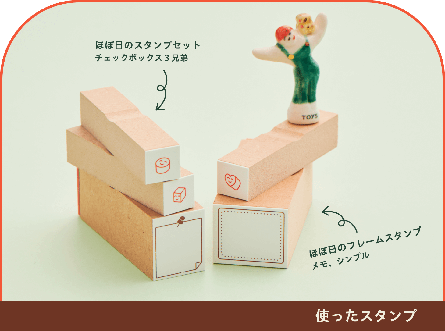 使ったスタンプ
              ◎ほぼ日のフレームスタンプ チェックボックス３兄弟
              ◎ほぼ日のスタンプセット メモ、シンプル