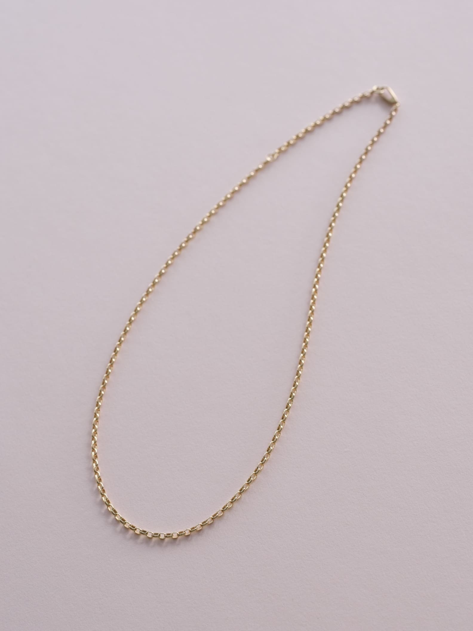 ひとさじのジュエリー une pincée Gold Collection - glacé - | オーバルチェーンネックレス の画像２