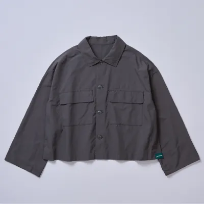 kazeショートジャケット ミスト